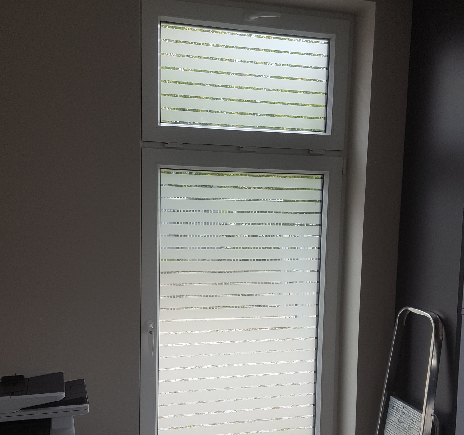 Folia na szybę matowa